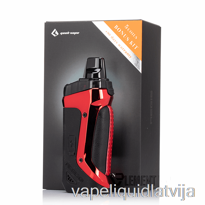 Geek Vape Aegis Boost 40w Pod Mod Kit Le Bonus Kit - Sarkans Vape šķidrums